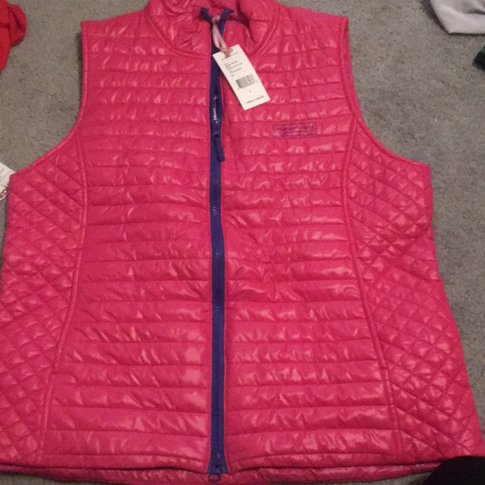 NWT Vineyard vines pink vest